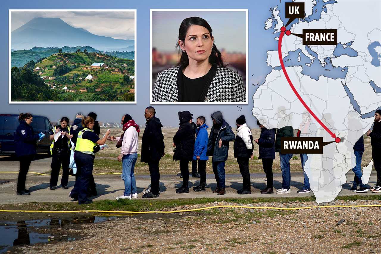 Illegal migrants crossing the Channel will be sent to Rwanda – and told they CAN’T come back