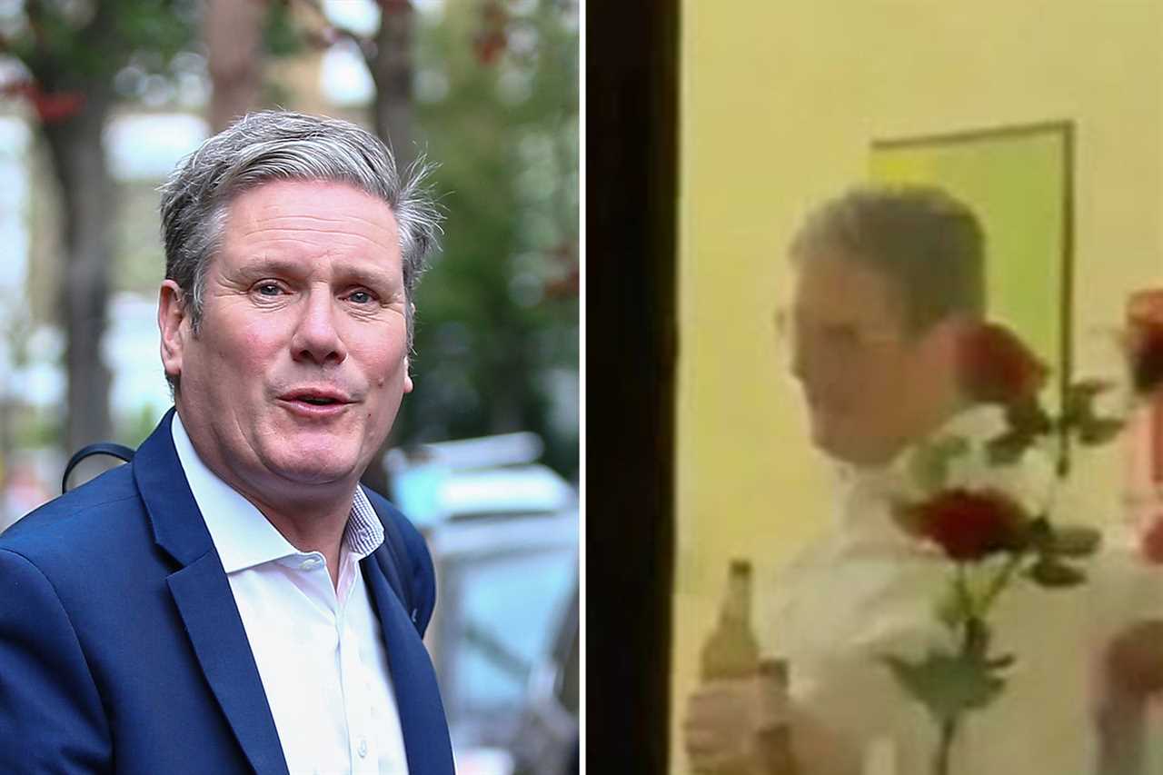 Under-fire Keir Starmer caught on camera flouting Covid rules at council tip by failing to wear mask