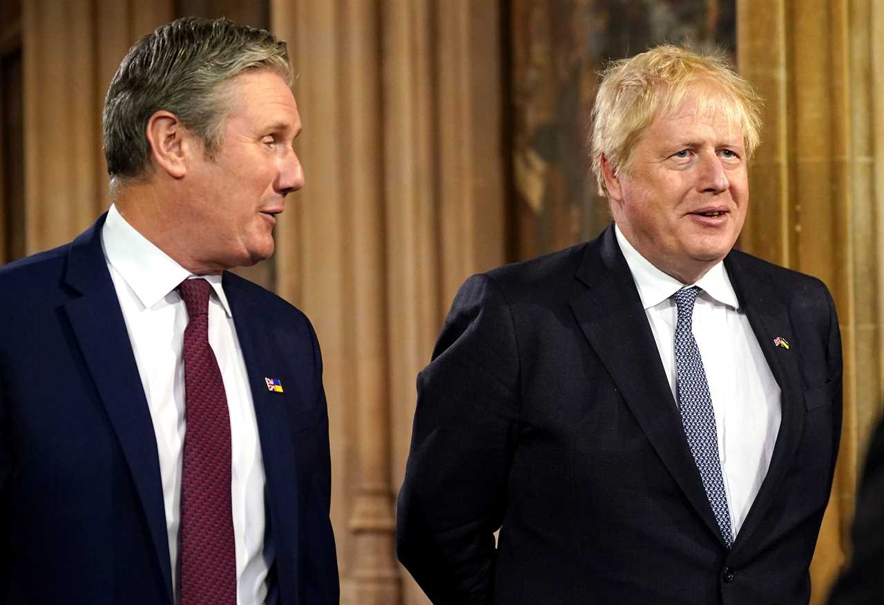 Keir Starmer branded two-faced hypocrite by 63 per cent of voters for stirring up Partygate row