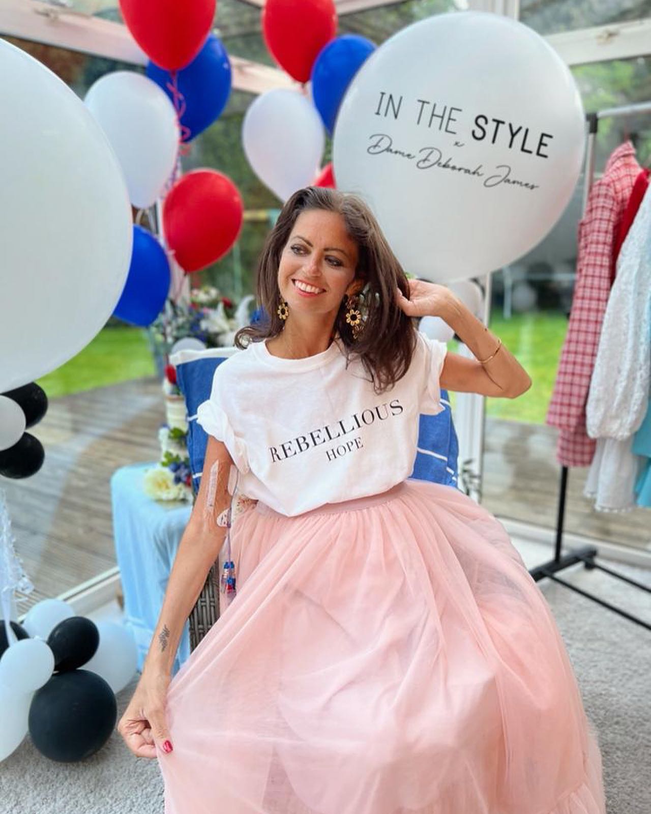 Deborah James looks incredible as she shows off charity clothing range as Bowelbabe fund rockets to £6.5Million