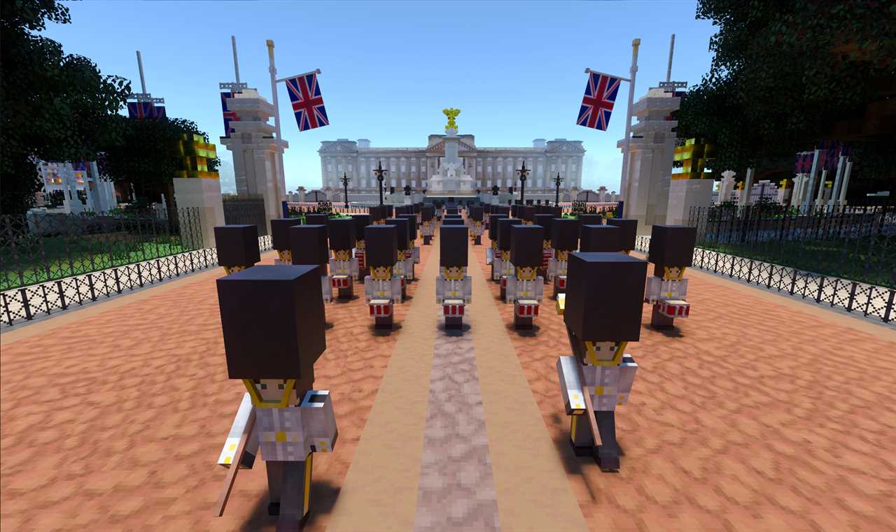 Virtual Platinum Jubilee street party comes to Minecraft – with cake, bunting and even a special CORGI game