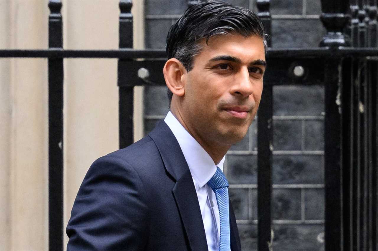 Pensioner jokingly guards her purse from Chancellor Rishi Sunak