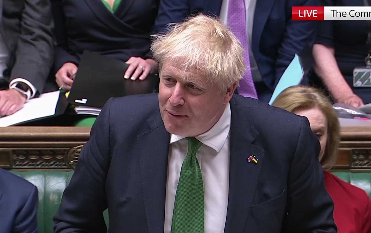 Defiant Boris Johnson cheered by Tory MPs as he tries to unite party against Labour after bruising confidence vote