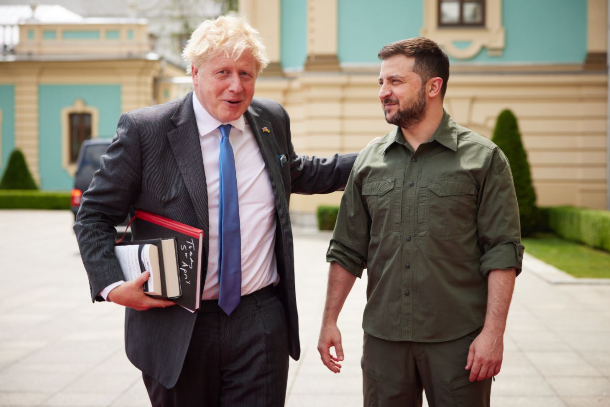 Boris Johnson makes secret trip to Kyiv to meet Ukraine’s President Zelenskyy