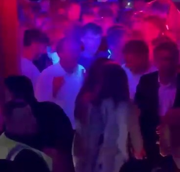 Matt Hancock spotted reliving his uni days as he dances with students in nightclub