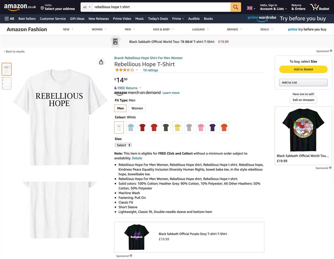 Outrage as fake Dame Deborah James ‘Rebellious Hope’ T-shirts found for £15 on Amazon