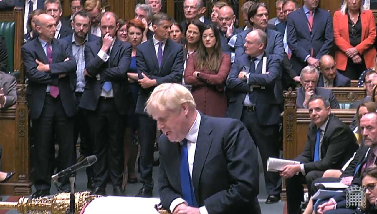 Boris Johnson warns Tory rebels they’ll need to ‘dip hands in blood’ to force him out as he sacks Gove after 44 MPs quit