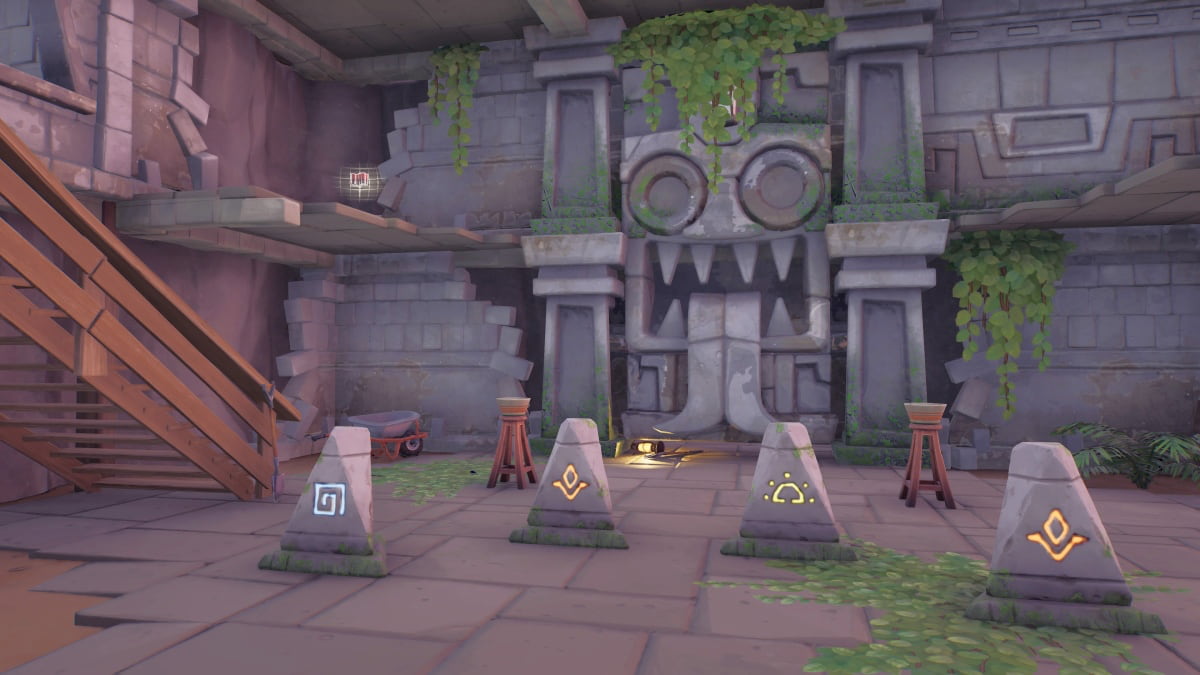 Pillars at Shuffled Shrines in Fortnite