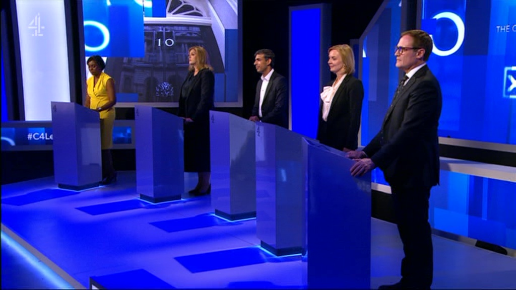 Tory leadership contestants turn on each other in dramatic telly clash & savage each other on honesty in politics