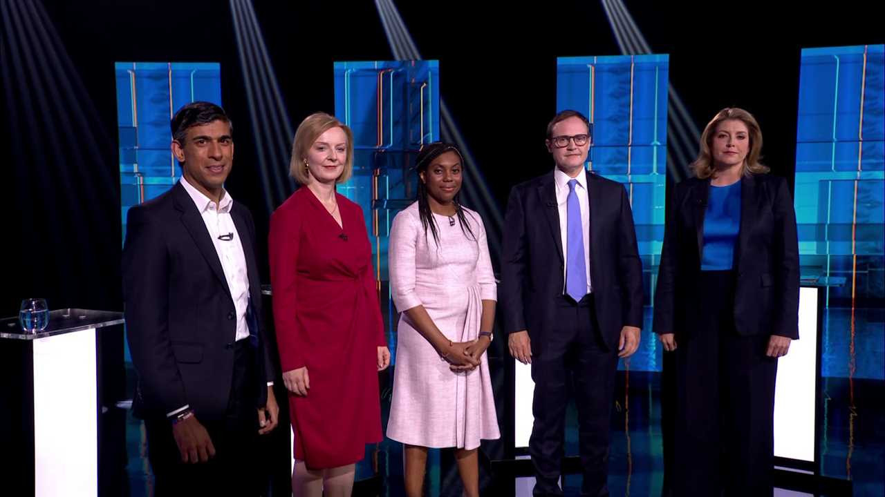 Five Tory leadership contenders clash in second TV debate amid bad-tempered race to be next PM