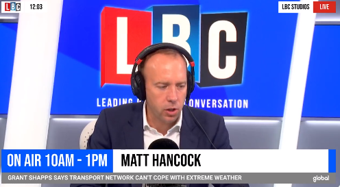 Matt Hancock slams the mute button on angry caller who slated him as ‘useless’ on live radio