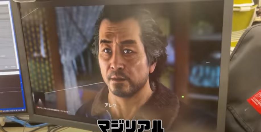 "incredibly realistic" says Asakura looking at Adachi in Yakuza 6