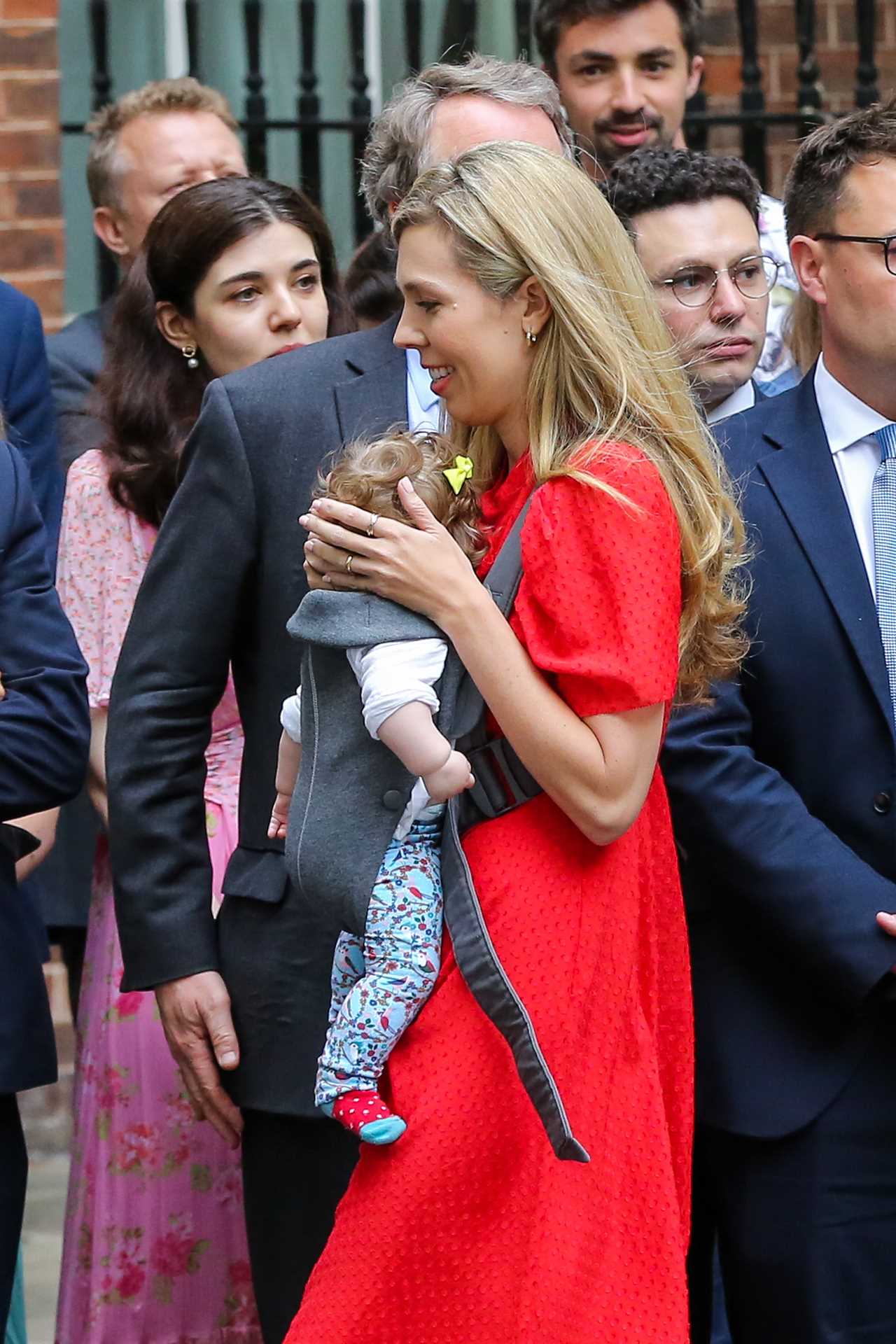 Boris Johnson leaves No10 with son Wilf before heading off on holiday with family