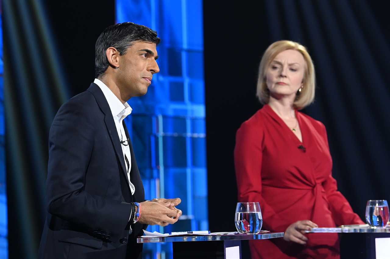 Liz Truss and Rishi Sunak prepare to lock horns in first telly showdown set to electrify Tory leadership race