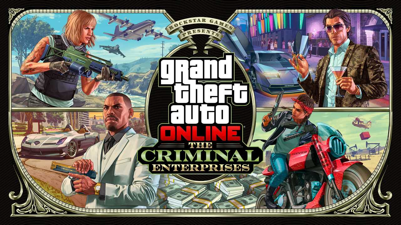 GTA Online Criminal Enteprisies expansion key art