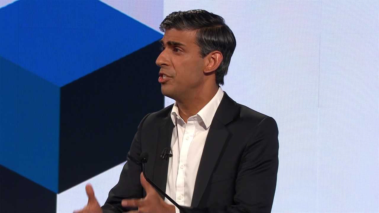 PM rivals Rishi Sunak and Liz Truss clash over the economy and tax cuts in bad-tempered TV debate