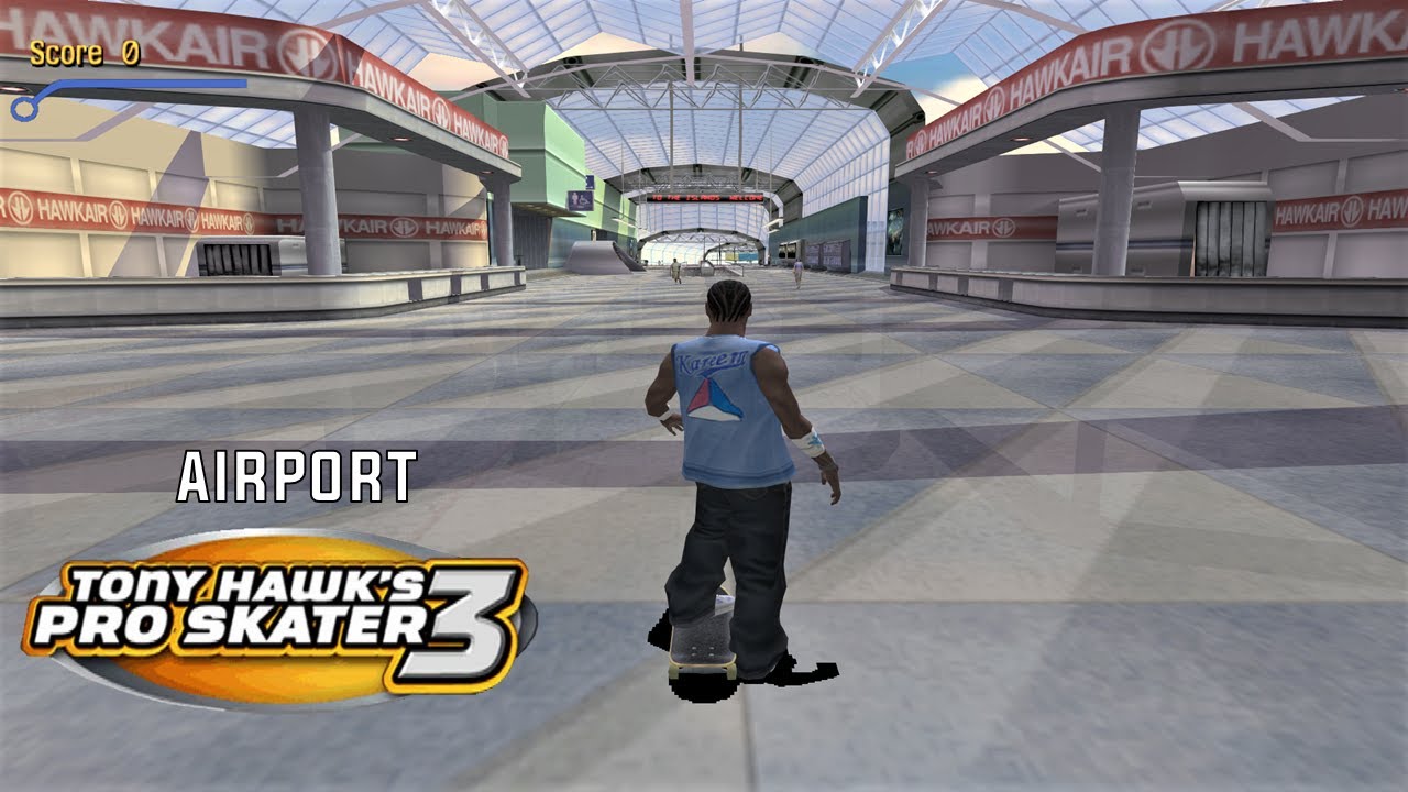 Tony Hawk Pro Skater 3 Airport level