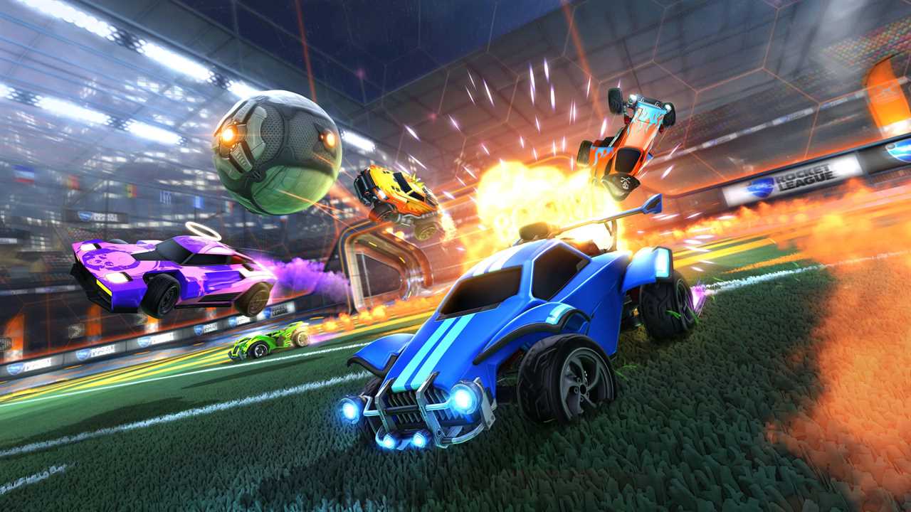 Rocket League promo art