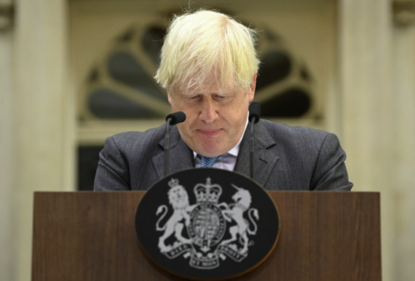 Boris Johnson brands himself a booster rocket ‘splashing down after fulfilling its function’ in final PM speech