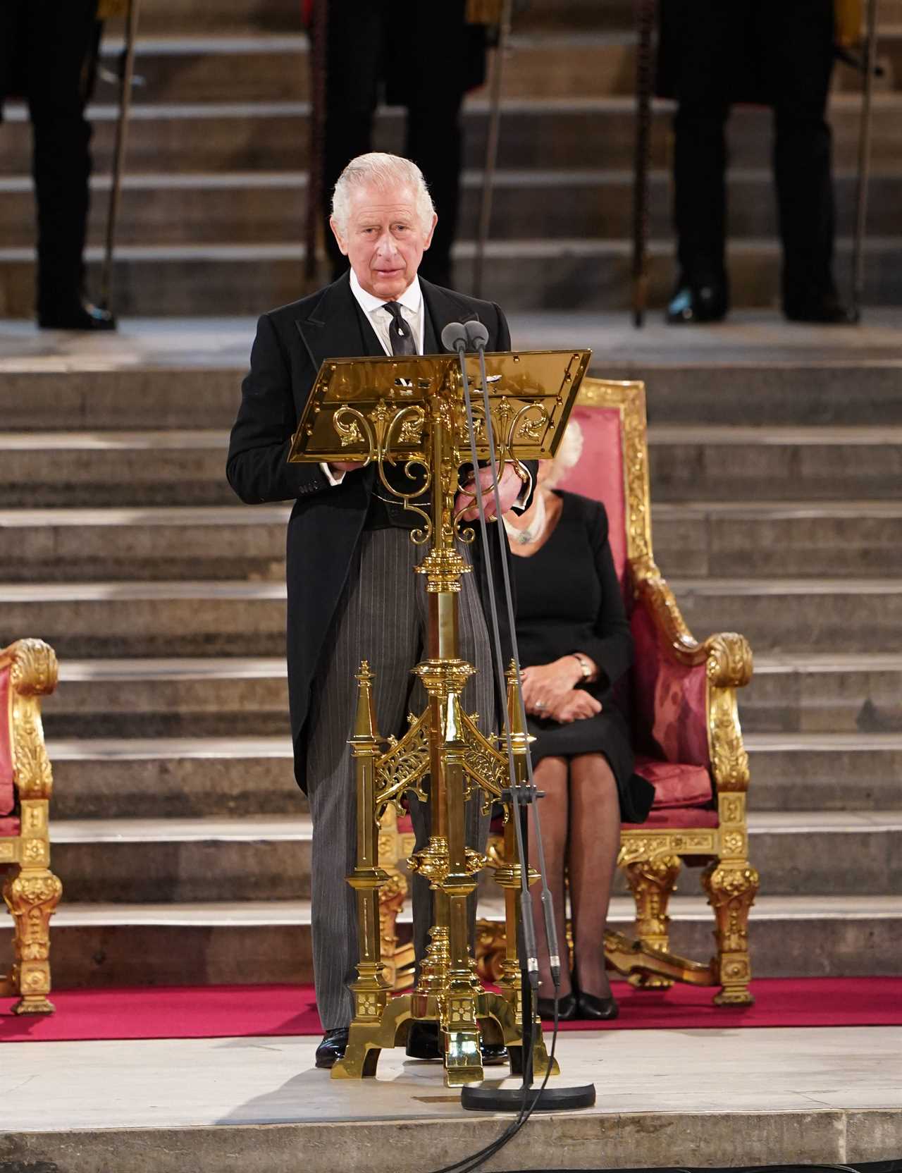King Charles III addressed MPs and Peers in a historic speech