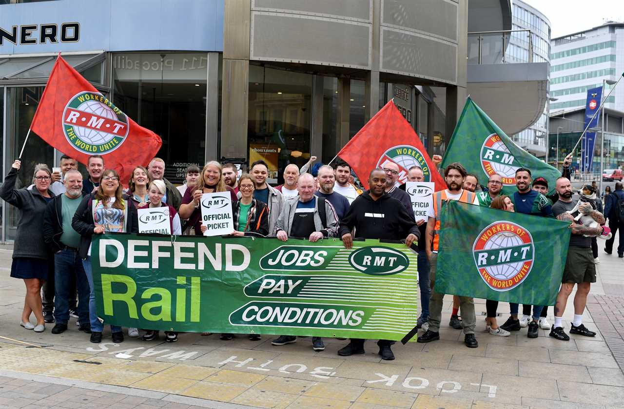 Militant rail strikers face tough new laws to curb walkouts, Liz Truss warns