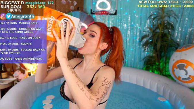 Who is Amouranth and what is her net worth?