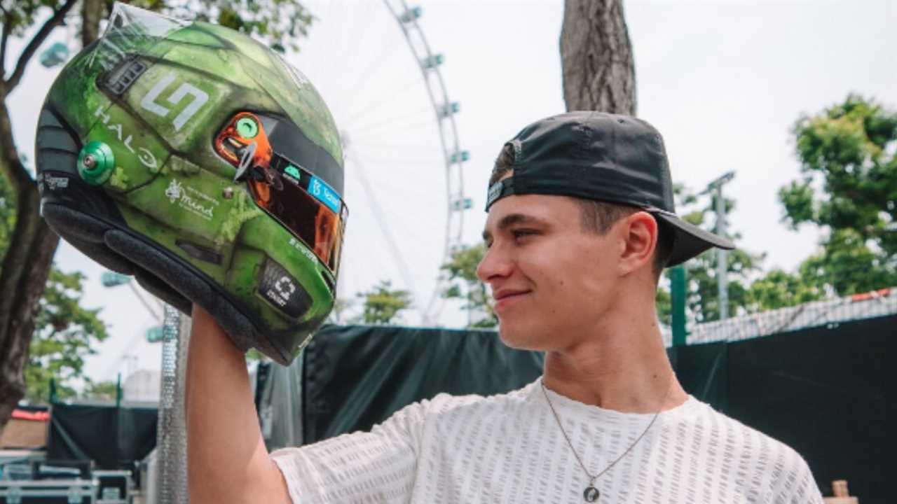 Lando Norris to become Master Chief at the Singapore Grand Prix