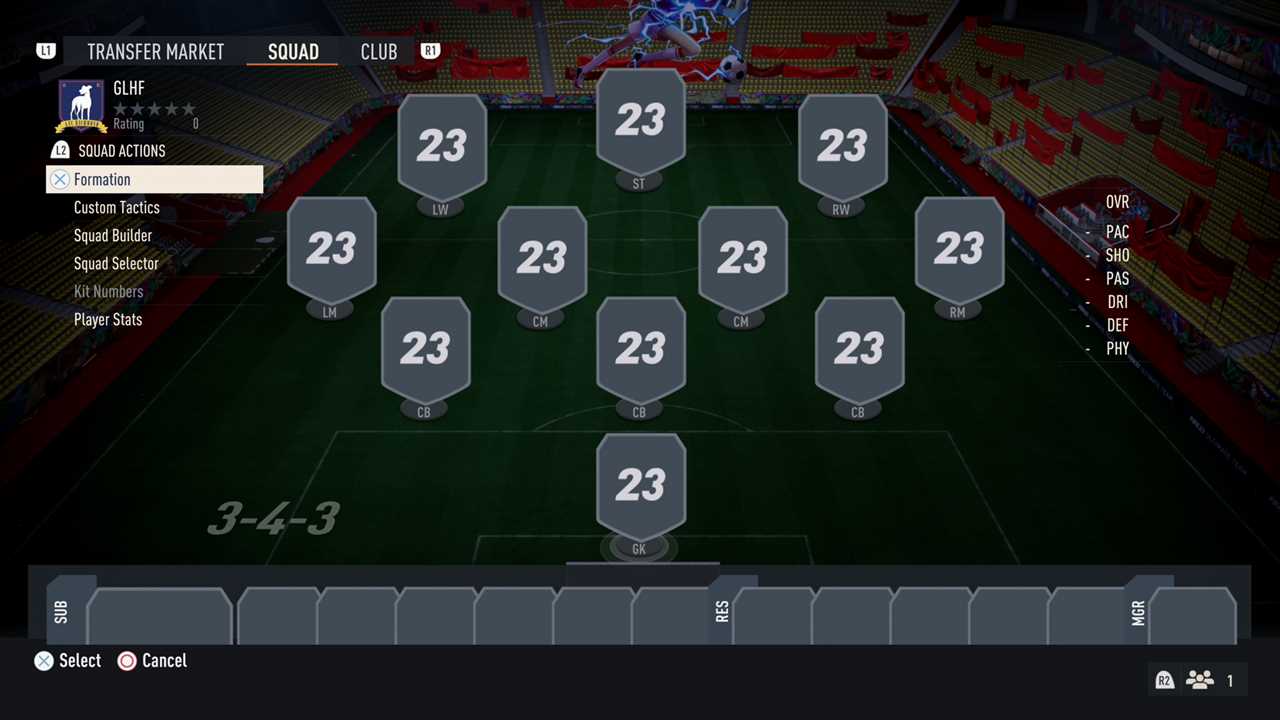 Get the upper hand in FUT with the best FIFA 23 squad formations