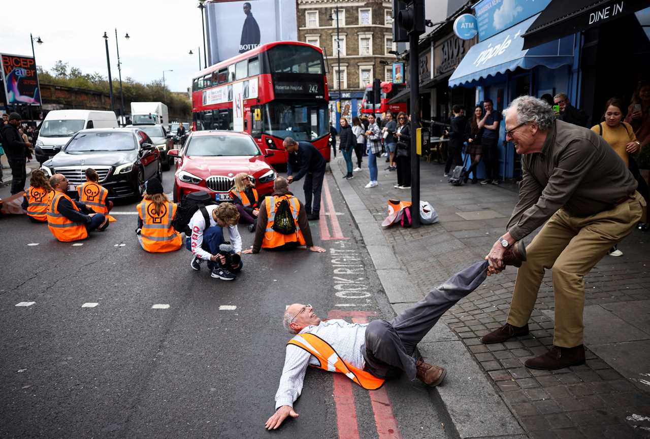 Home Secretary vows crackdown on ‘monstrously selfish’ eco-protesters who cause mayhem and risk lives by blocking roads