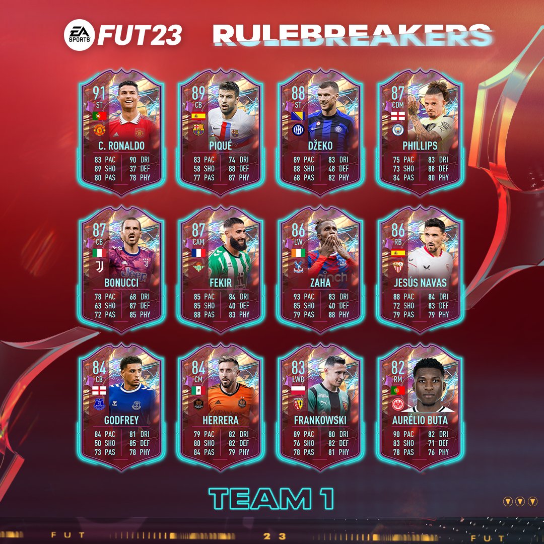 FIFA 23 brings back Rulebreakers with a brand new set of FUT cards