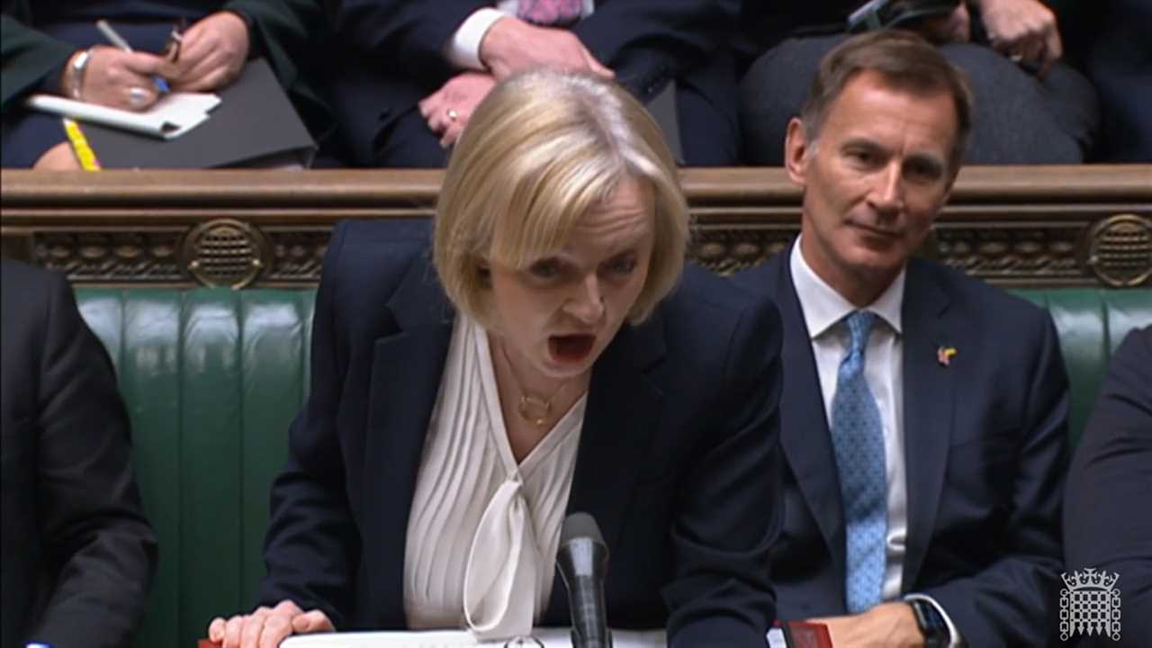 Truss insists she WON’T quit at make-or-break PMQs and says ‘I’m a fighter’ – and commits to triple lock pensions