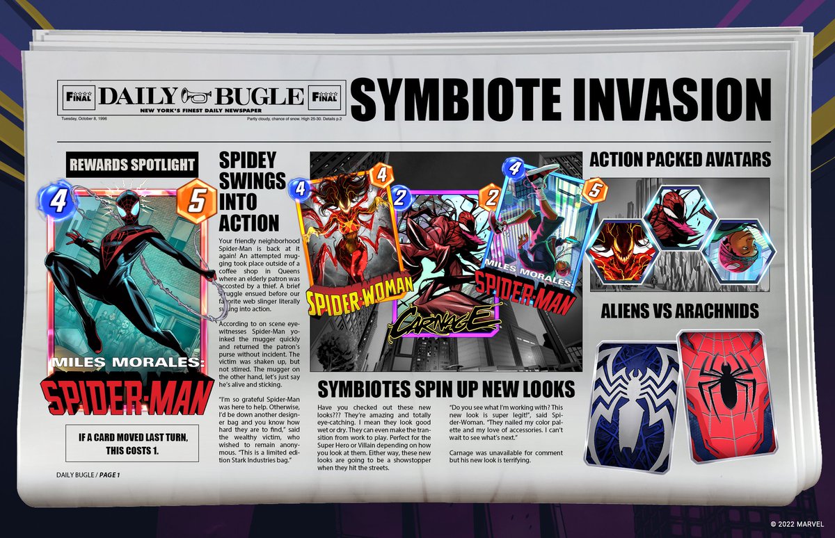 Marvel Snap Season Pass — Everything up you can win in Symbiote Invasion