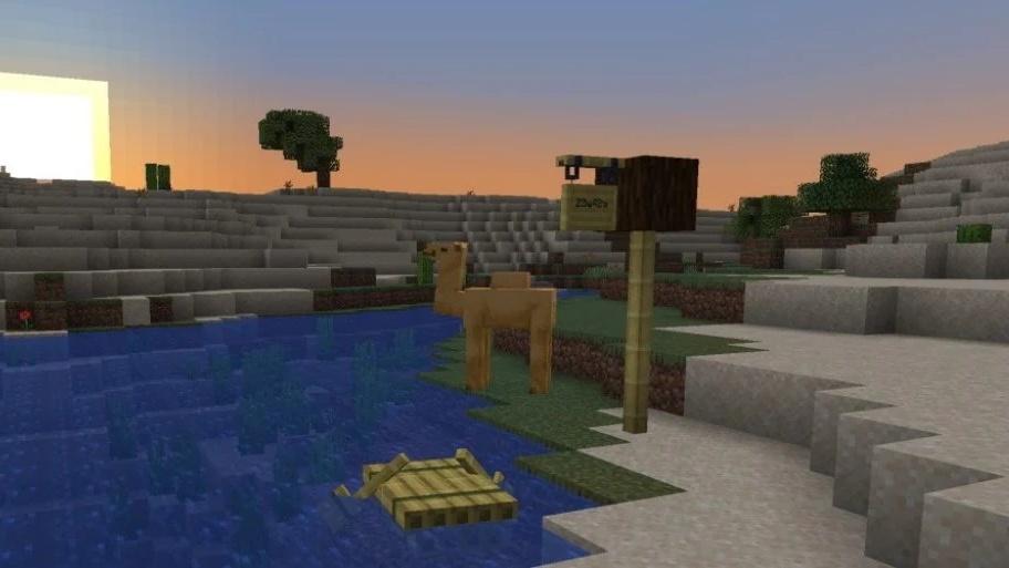 Minecraft snapshot 22w42a — get your hands on a camel early