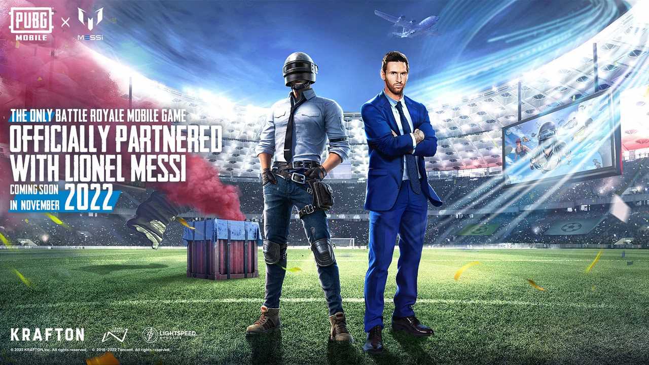 Messi’s not in Call of Duty — he’s in PUBG instead