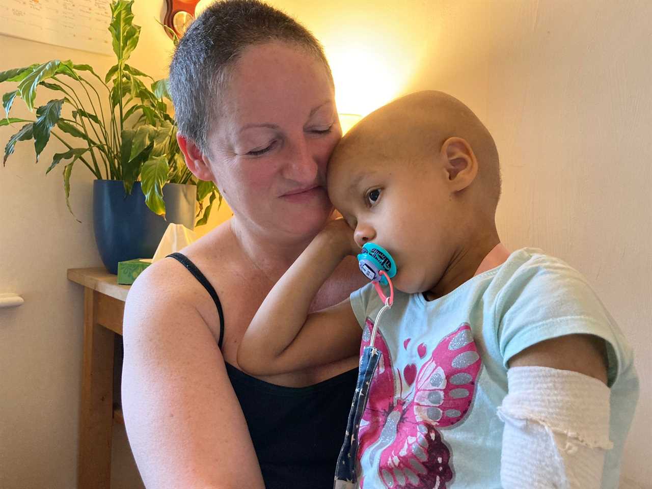 Mum reveals the moment her little girl was diagnosed with aggressive cancer