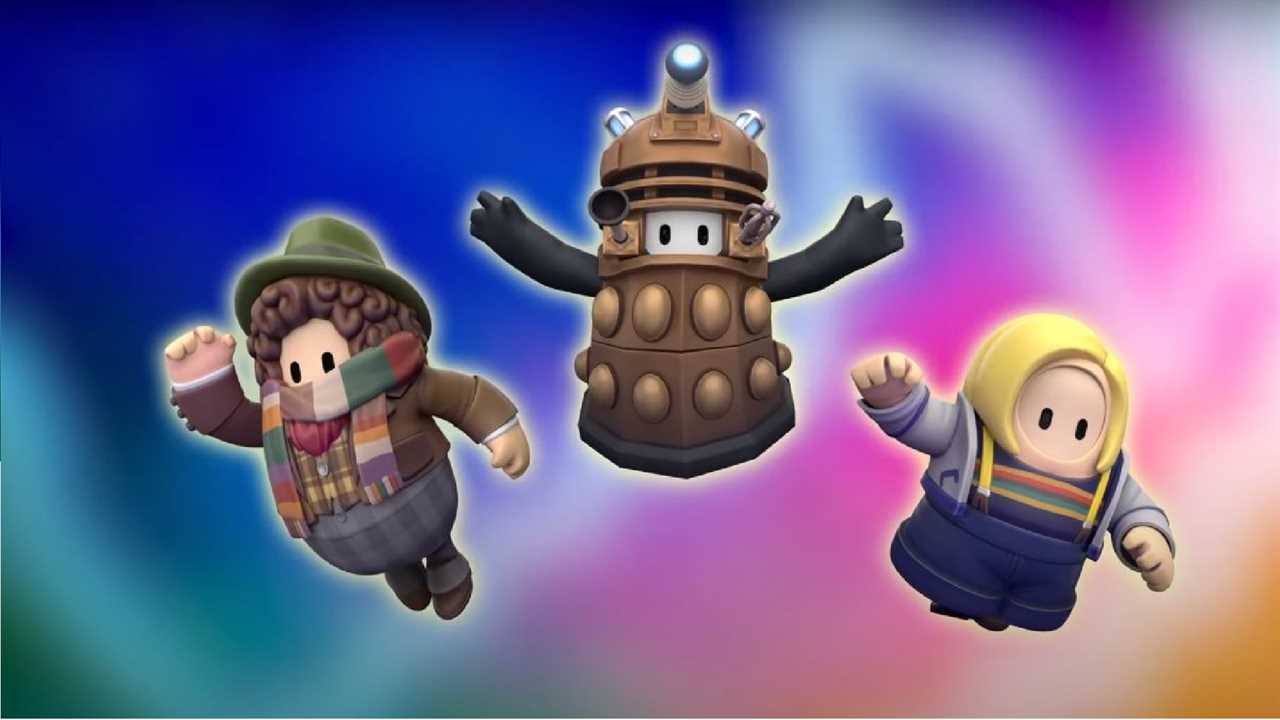 Falls Guys announces Doctor Who crossover with Dalek costume