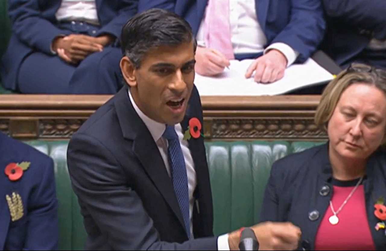 Rishi Sunak vows to clamp down on ‘spurious’ asylum claims says Labour has ‘no plans’ to tackle small boats