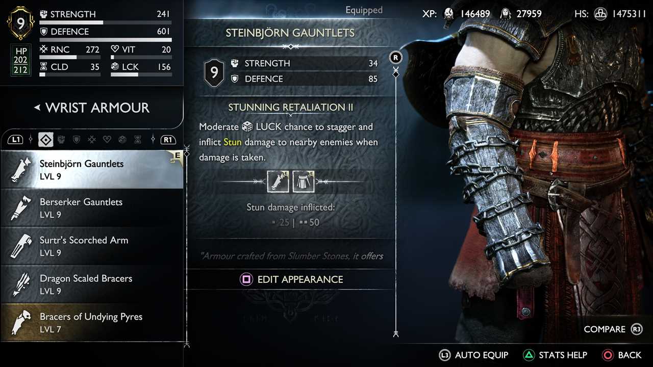 God of War Ragnarök’s best armour: how to get the secret Steinbjorn Armour