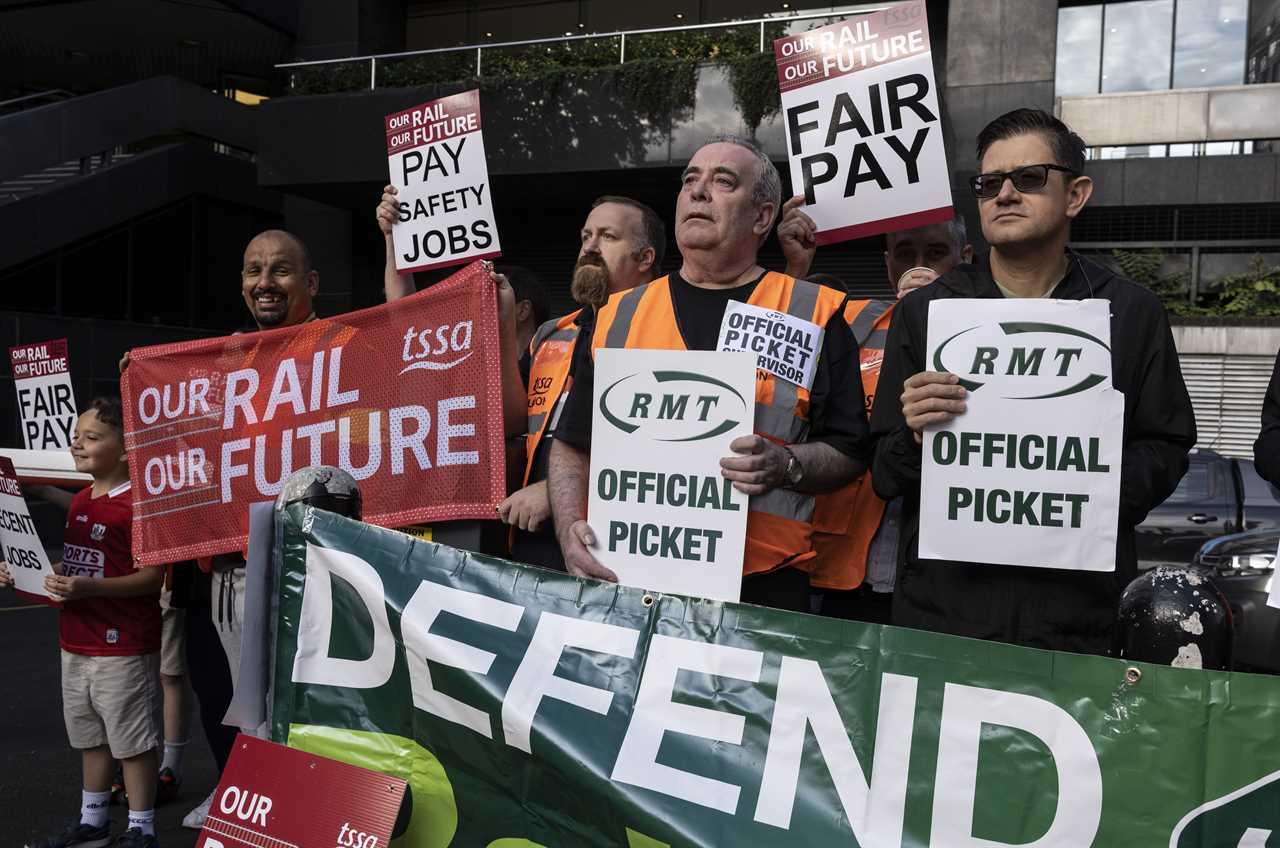 Militant union boss Mick Lynch wreaks havoc with crippling train strikes during Christmas & New Year