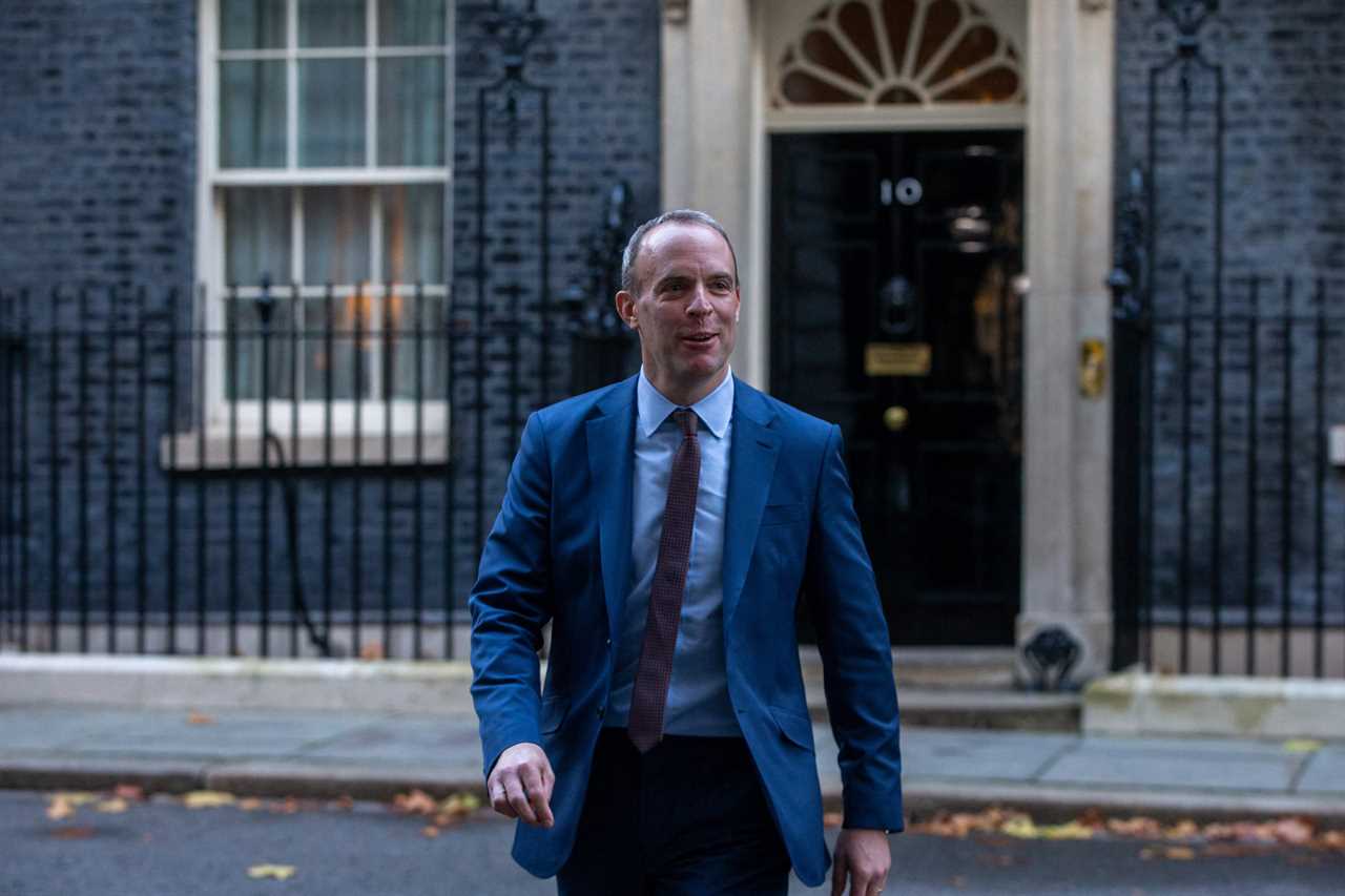Dominic Raab is being formally
investigated over THREE complaints after ‘series’ of bullying claims