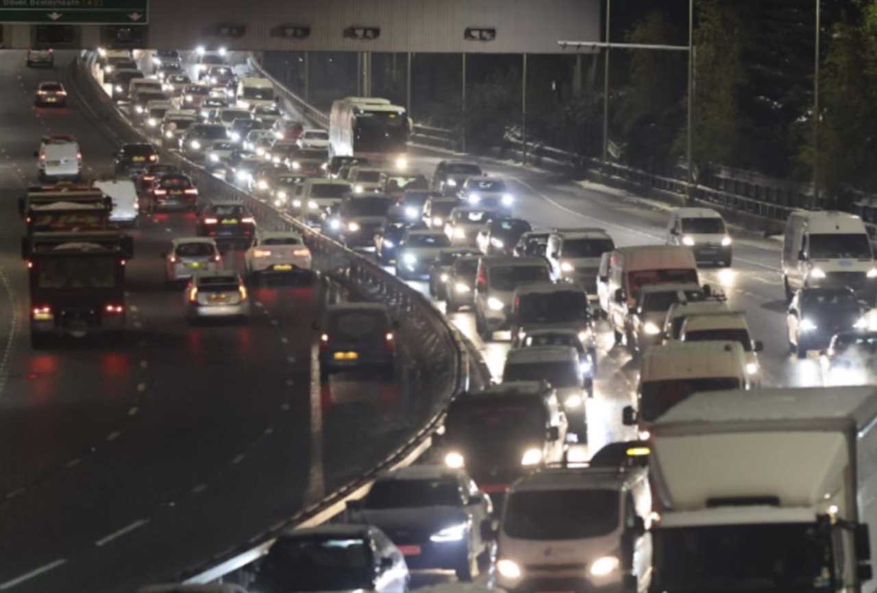 Fresh 48-hour rail strikes spark chaos on roads as Christmas getaway begins