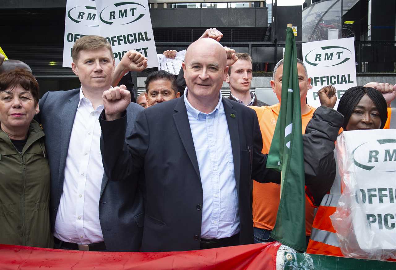The RMT — led by firebrand chief Mick Lynch — is run by a hard-Left cabal of activists who are plotting a general strike