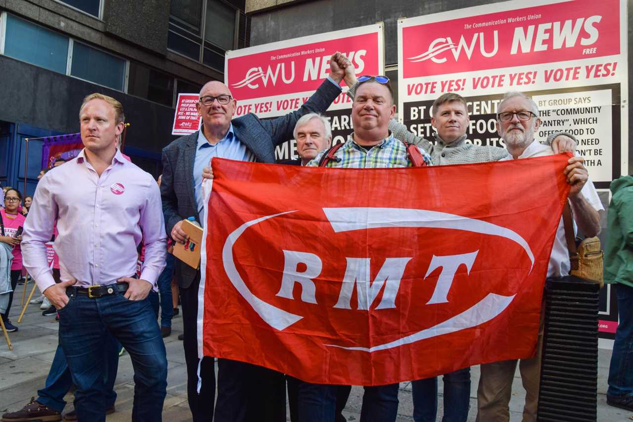 The RMT — led by firebrand chief Mick Lynch — is run by a hard-Left cabal of activists who are plotting a general strike