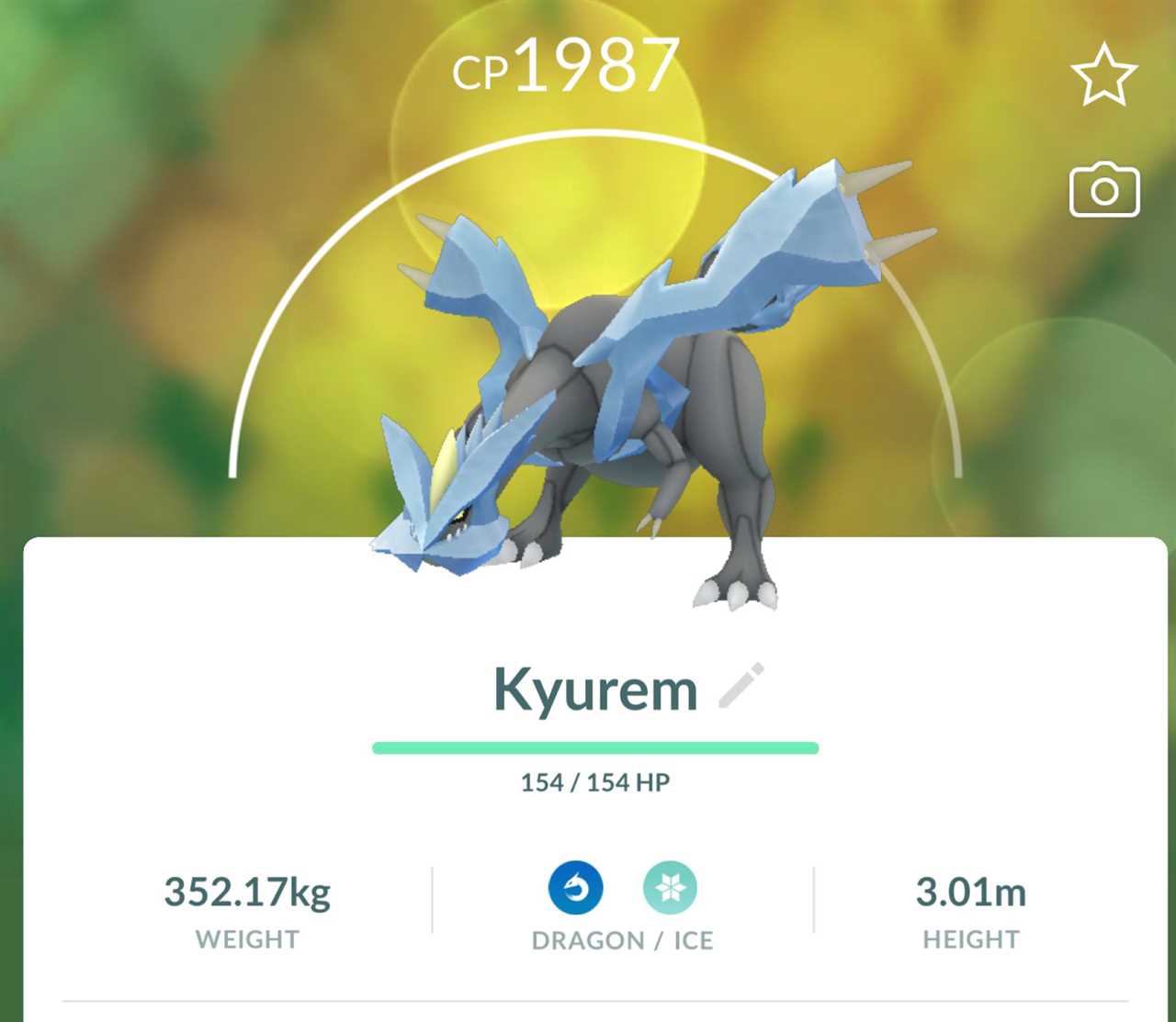 Kyurem will enter Pokémon Go into the New Year