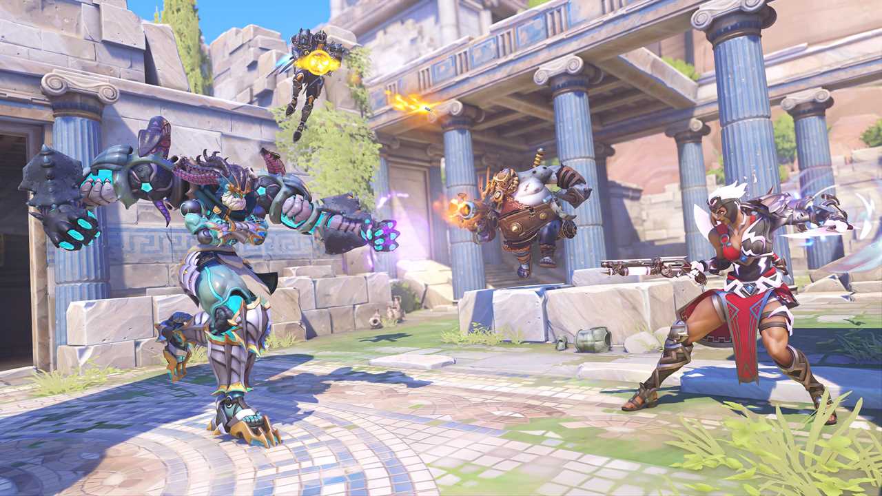 Overwatch 2 recreates the Battle for Olympus in free-for-all with seven popular heroes
