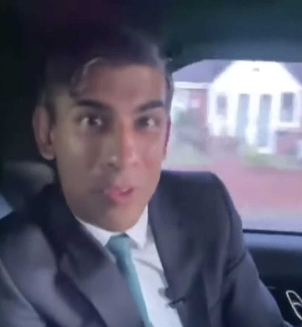 Rishi Sunak forced to say sorry after social media video in car without seatbelt