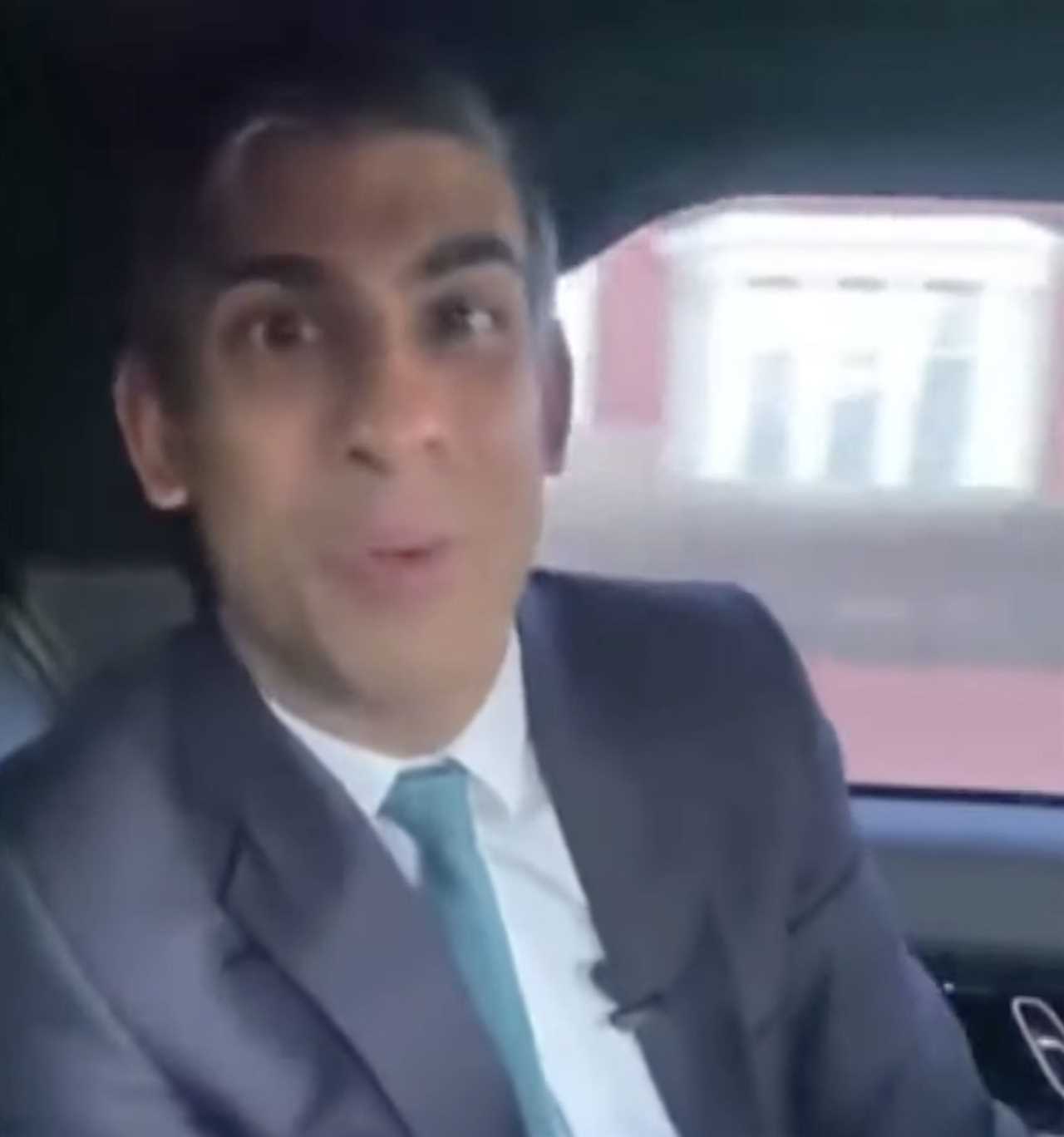 Rishi Sunak forced to say sorry after social media video in car without seatbelt