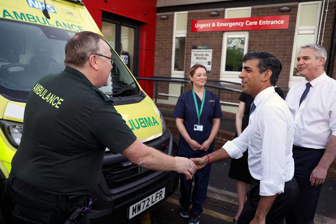 Rishi promises biggest cut to A&E waiting times ‘in history’ & says hospitals to get 5,000 more beds in plan
to save NHS