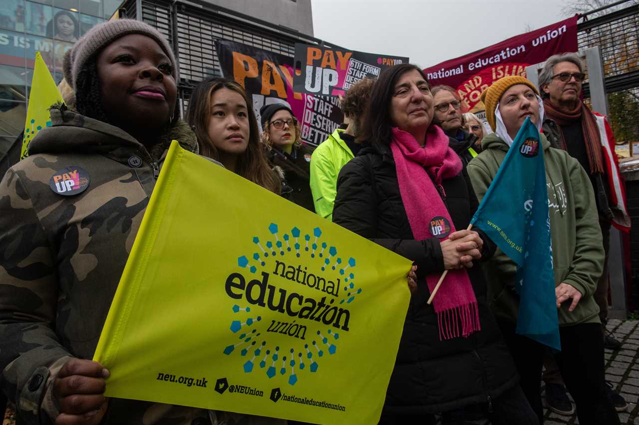 Brits brace for biggest day of strikes in a decade as teachers, train drivers and bus staff to walk out tomorrow