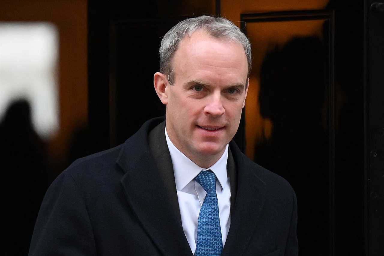 Dominic Raab should be suspended while bullying allegations are investigated, says former Tory chairman